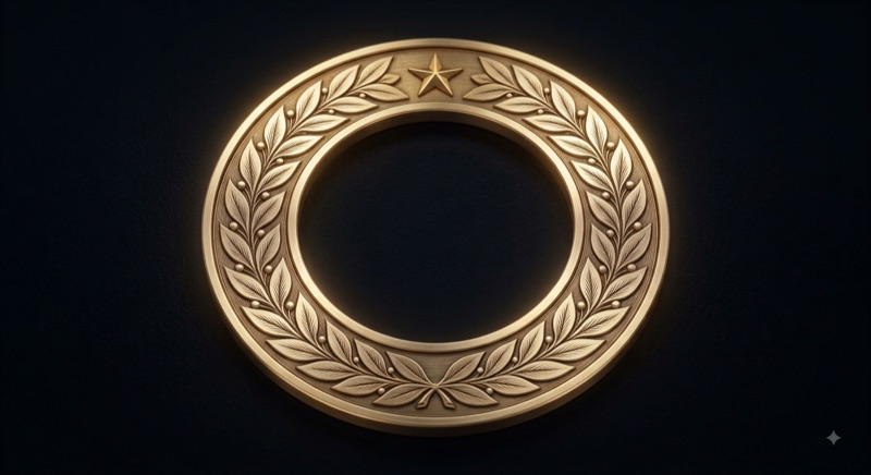 Gold emblem